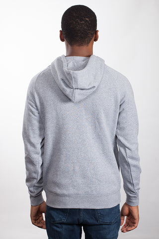 Forgiven Supply Hoodie Grey Marle with Black Print